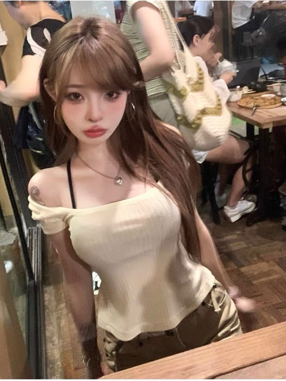 Back-Tie Crop Top - Picture 2 of 5